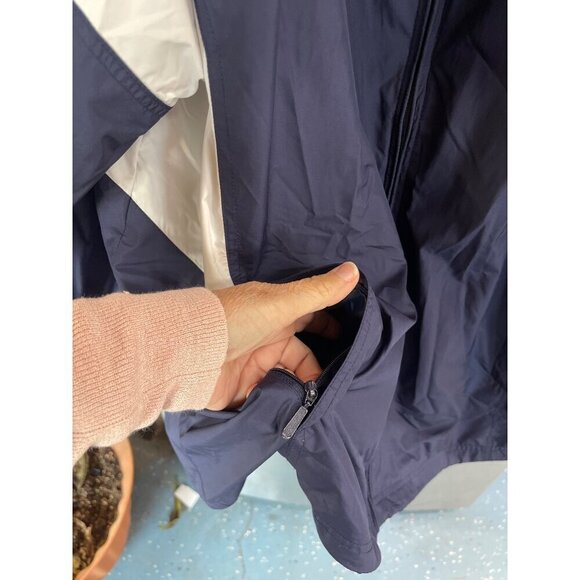 Reebok NFL Dallas Cowboys Windbreaker Jacket Navy & White Men L - Picture 6 of 16